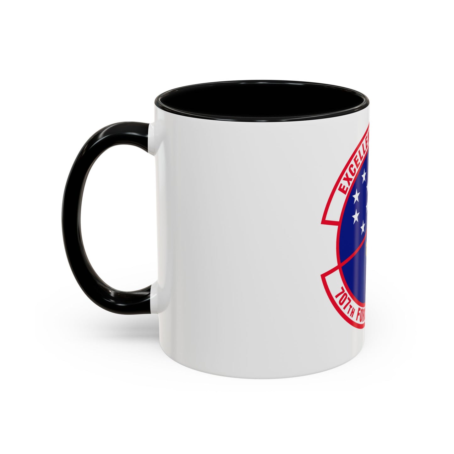 707 Force Support Squadron AFISRA (U.S. Air Force) Accent Coffee Mug