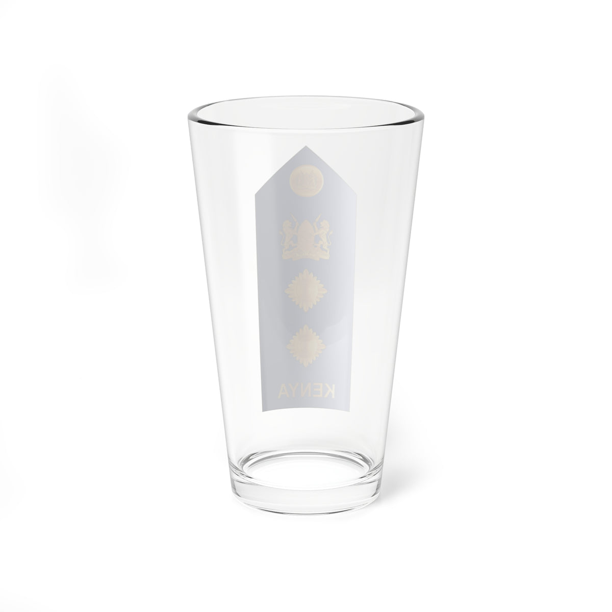 12. Kenyan Air Force COL (Kenya) (Military Rank) Pint Glass 16oz