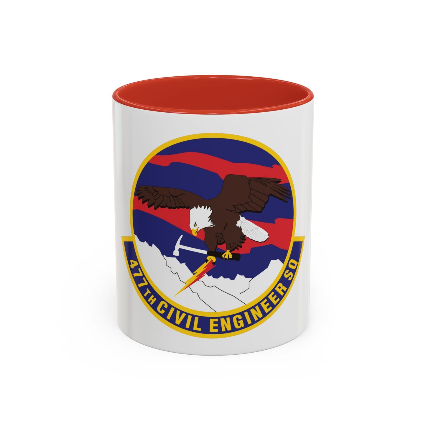 477th Civil Engineer Squadron (U.S. Air Force) Accent Coffee Mug