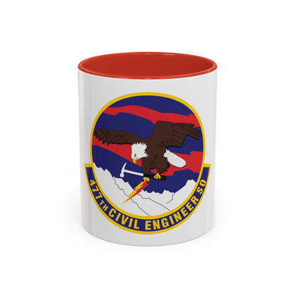 477th Civil Engineer Squadron (U.S. Air Force) Accent Coffee Mug
