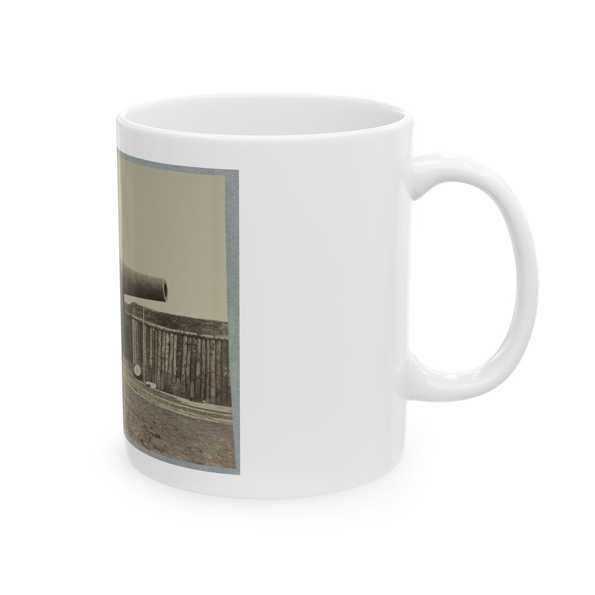 Battery Rodgers, Potomac River, Near Alexandria 001 (U.S. Civil War) White Coffee Mug