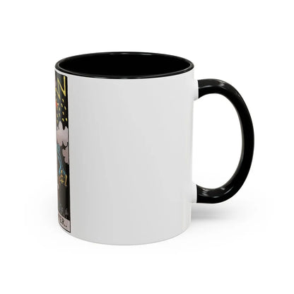 The Tower (Tarot Card) Accent Coffee Mug-Go Mug Yourself