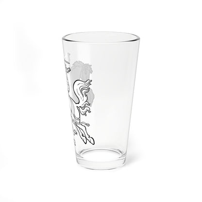 Vytis of Antanas Žmuidzinavičius 1917 - white (Lithuania) (Coat of Arms) Pint Glass 16oz