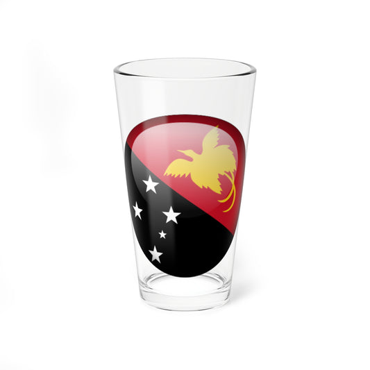 Flag orb Papua New Guinea (Guinea) Pint Glass 16oz