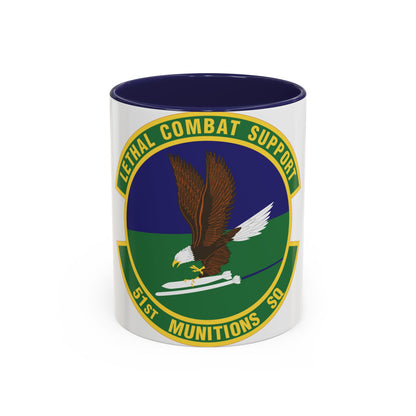 51st Munitions Squadron (U.S. Air Force) Accent Coffee Mug