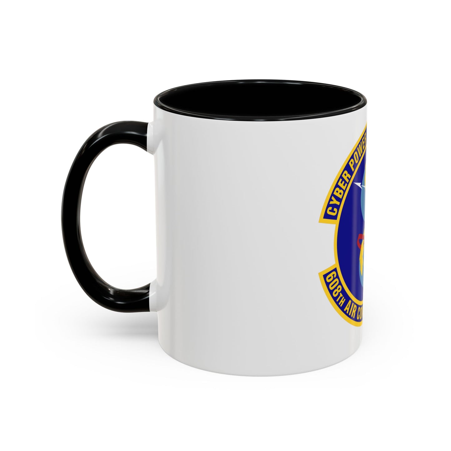 608th Air Communications Squadron (U.S. Air Force) Accent Coffee Mug