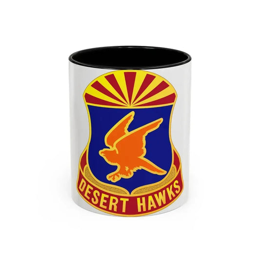 285 Aviation Regiment (U.S. Army) Accent Coffee Mug 11oz Black - Go Mug Yourself