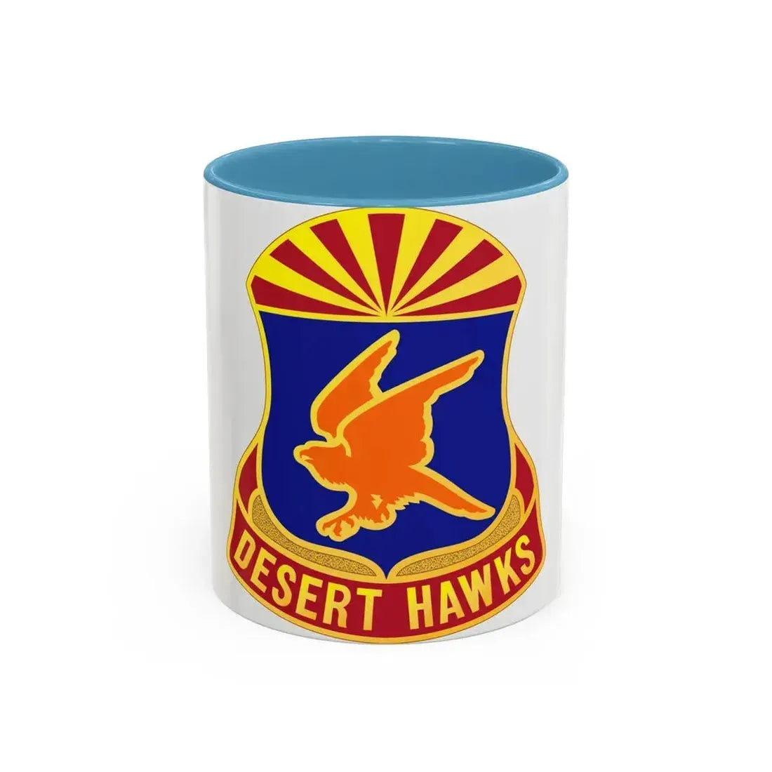 285 Aviation Regiment (U.S. Army) Accent Coffee Mug 11oz Light Blue - Go Mug Yourself