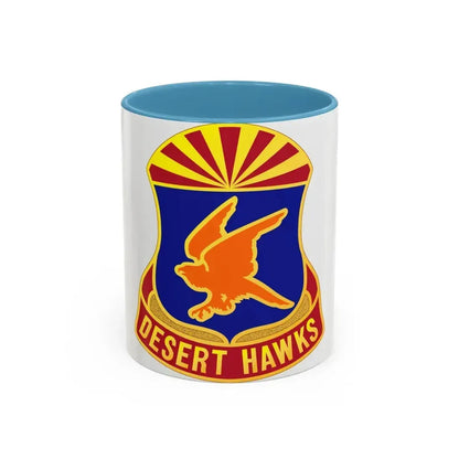285 Aviation Regiment (U.S. Army) Accent Coffee Mug 11oz Light Blue - Go Mug Yourself