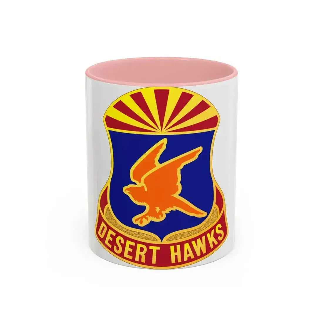 285 Aviation Regiment (U.S. Army) Accent Coffee Mug 11oz Pink - Go Mug Yourself