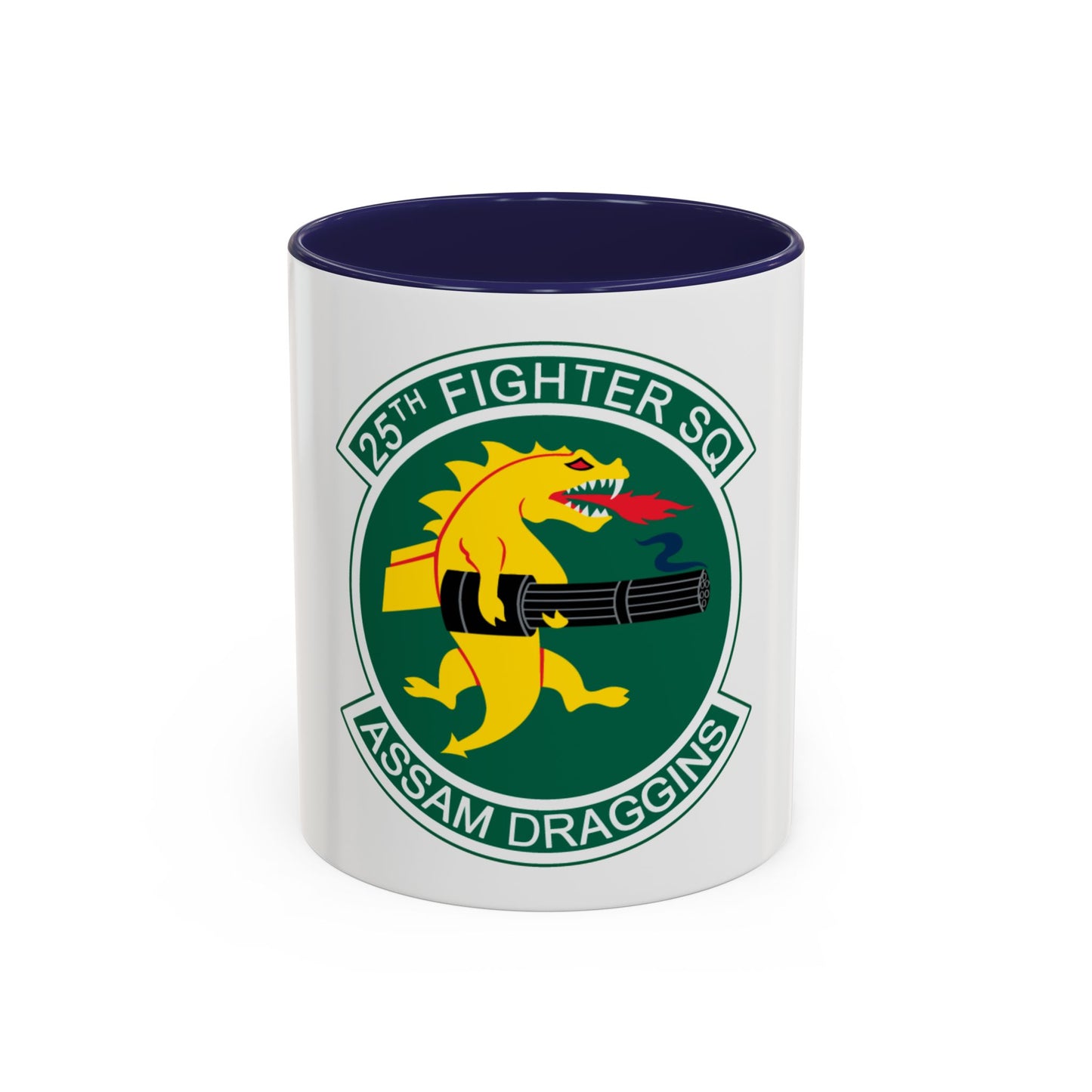 25th Fighters Sq (U.S. Air Force) Accent Coffee Mug