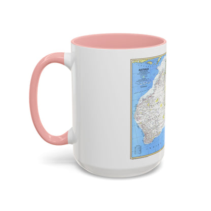 Australia (1979) (Map) Accent Coffee Mug