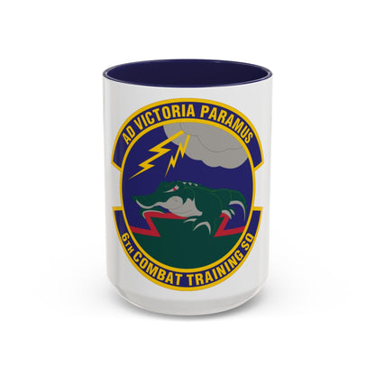 6 Combat Training Squadron ACC (U.S. Air Force) Accent Coffee Mug