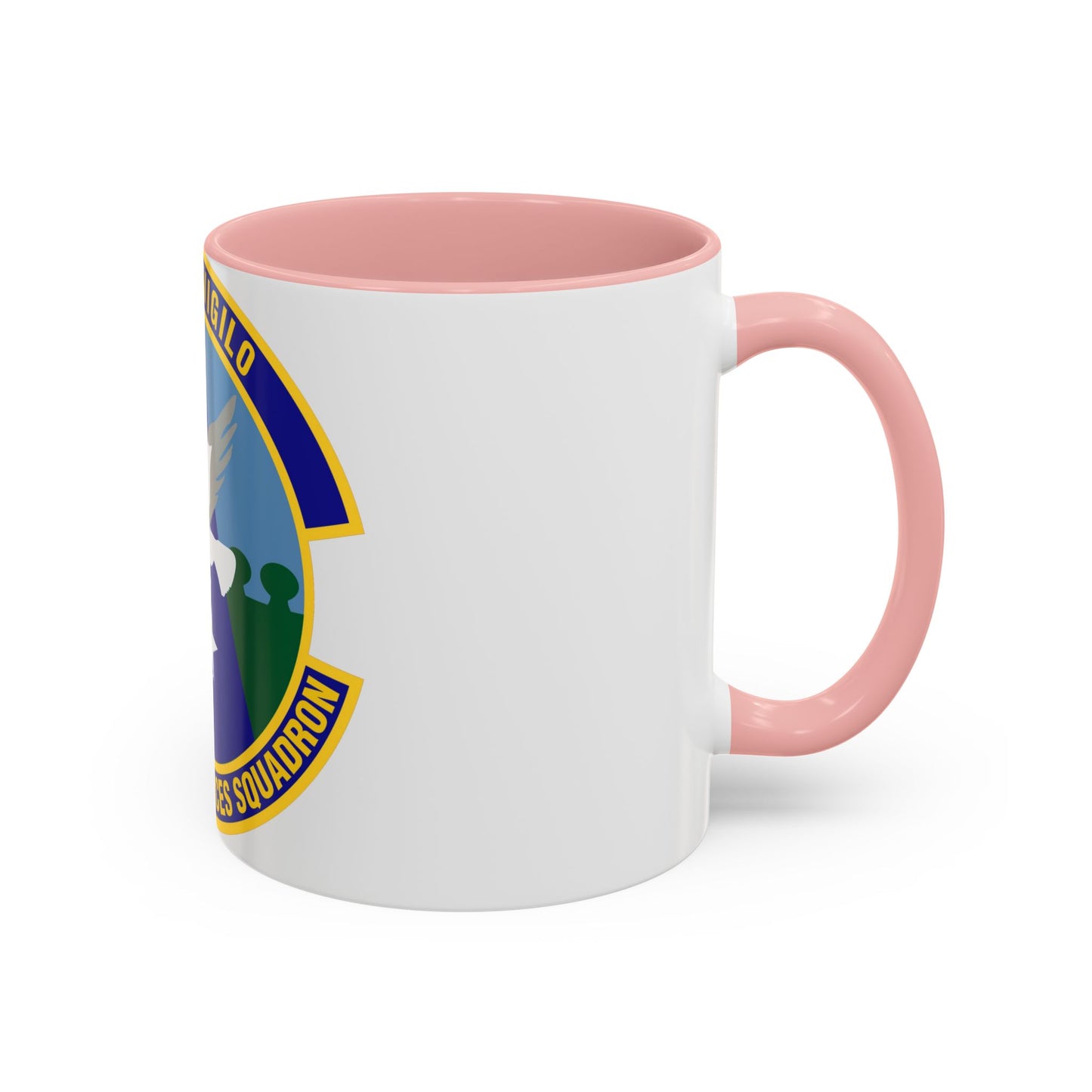 87 Security Forces Squadron AMC (U.S. Air Force) Accent Coffee Mug