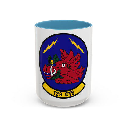 129th Combat Training Squadron (U.S. Air Force) Accent Coffee Mug