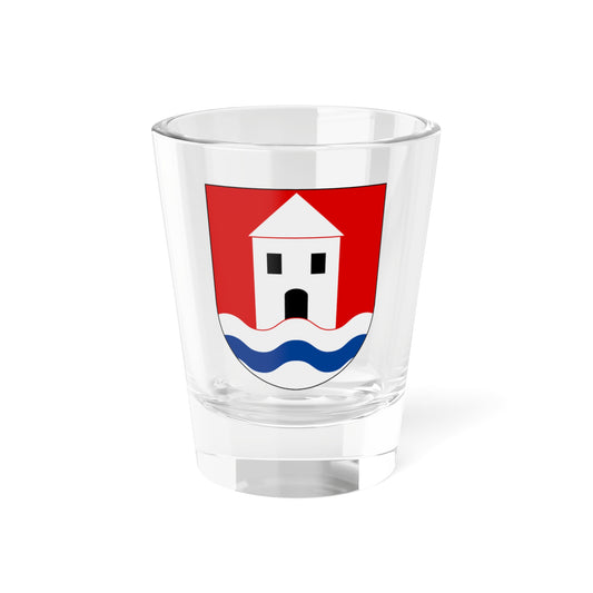 Läckö slott vapen (Sweden) (Coat of Arms) Shot Glass 1.5oz
