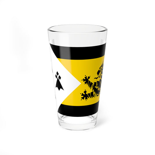 Bas-Leon traditional district flag (France) Pint Glass 16oz