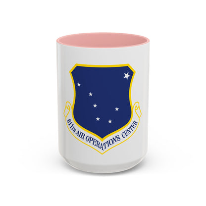 611th AOC (U.S. Air Force) Accent Coffee Mug