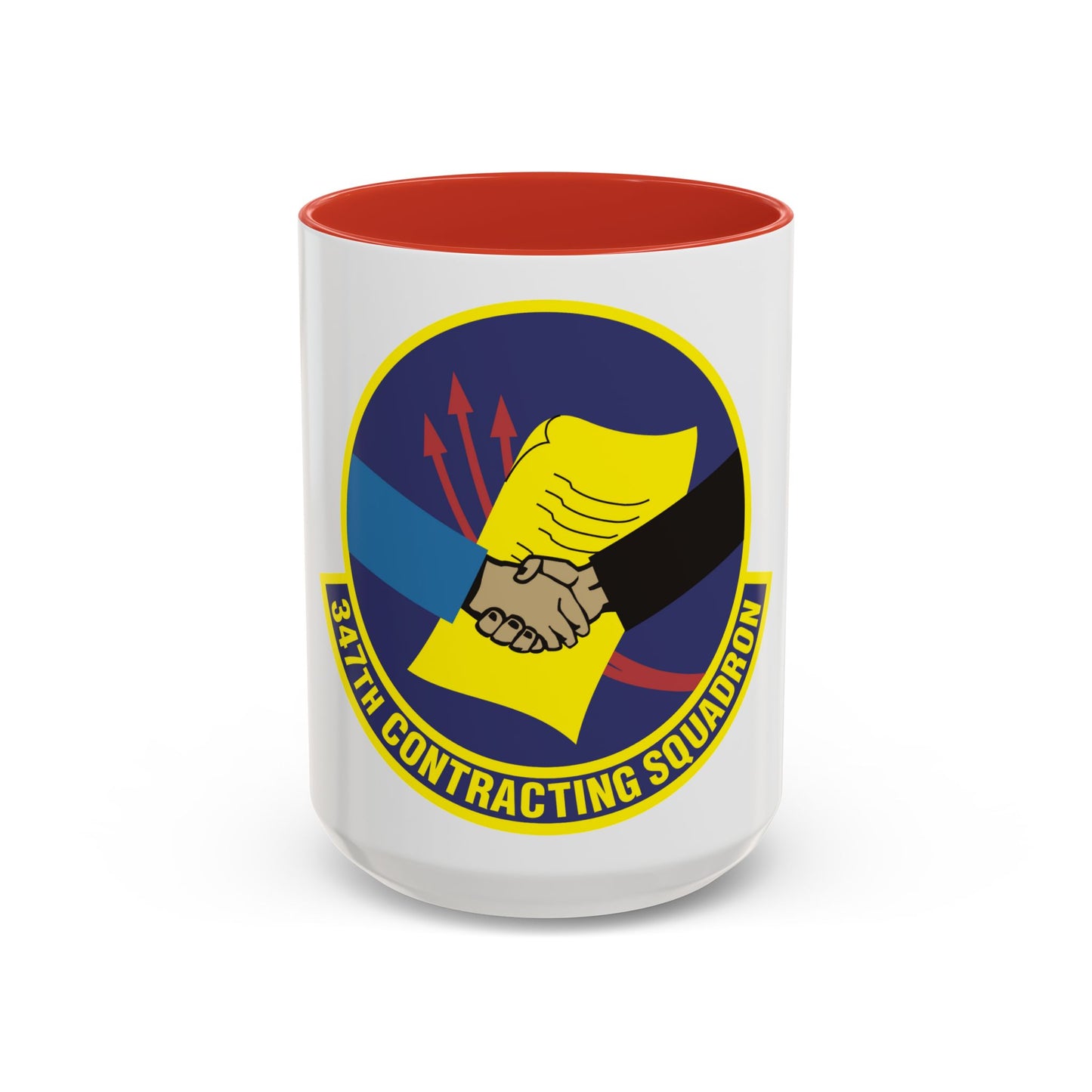 347th Contracting Squadron (U.S. Air Force) Accent Coffee Mug