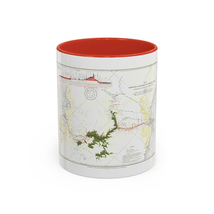 Central America - Panama Canal (1905) (Map) Accent Coffee Mug