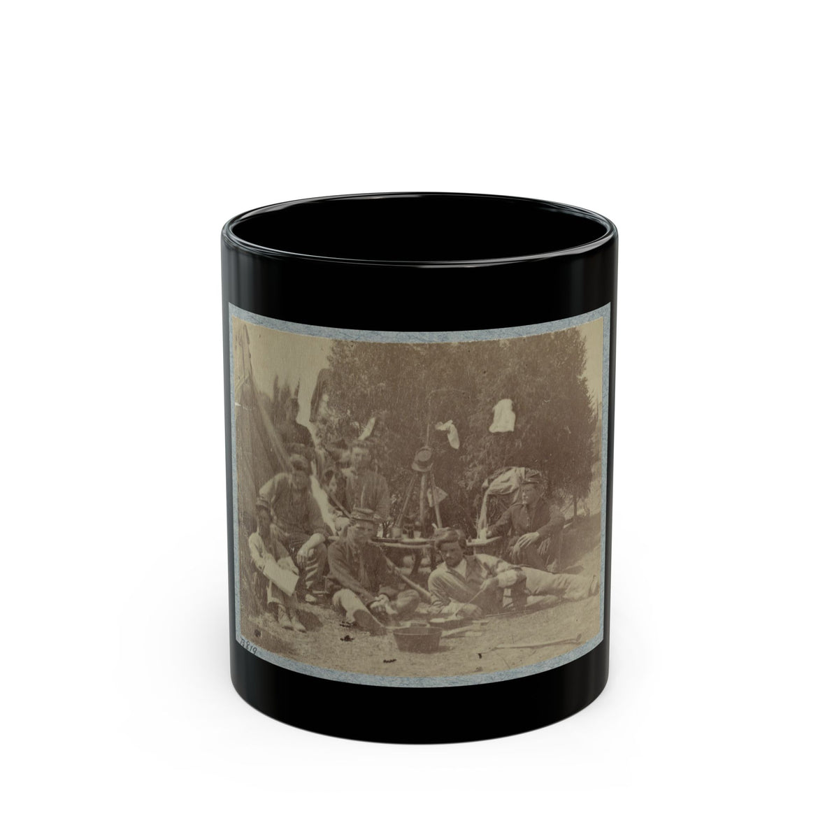 23d New York Infantry(2) (U.S. Civil War) Black Coffee Mug