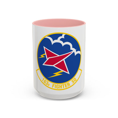163 Fighter Squadron (U.S. Air Force) Accent Coffee Mug