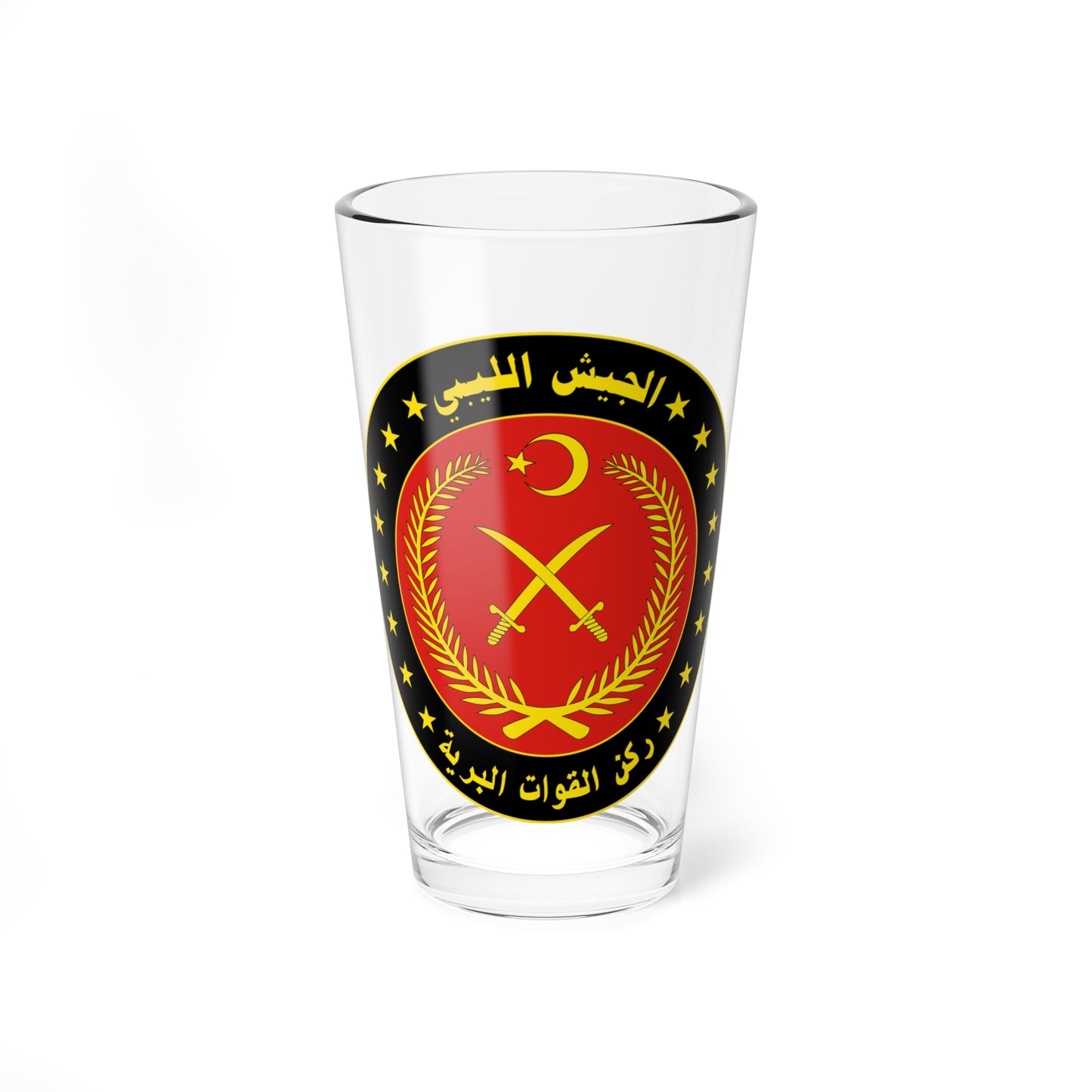 Seal of the Libyan Ground Forces (Libya) (Coat of Arms) Pint Glass 16oz