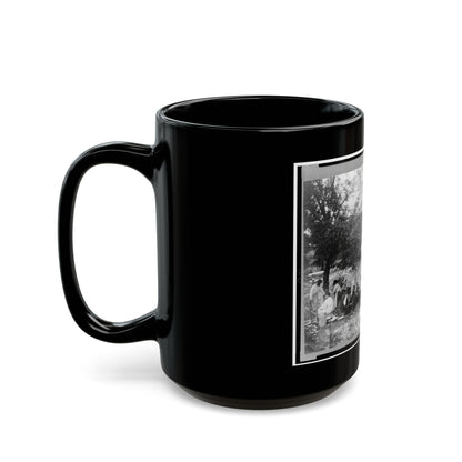 Gettysburg Camp Of Captain Huft (U.S. Civil War) Black Coffee Mug
