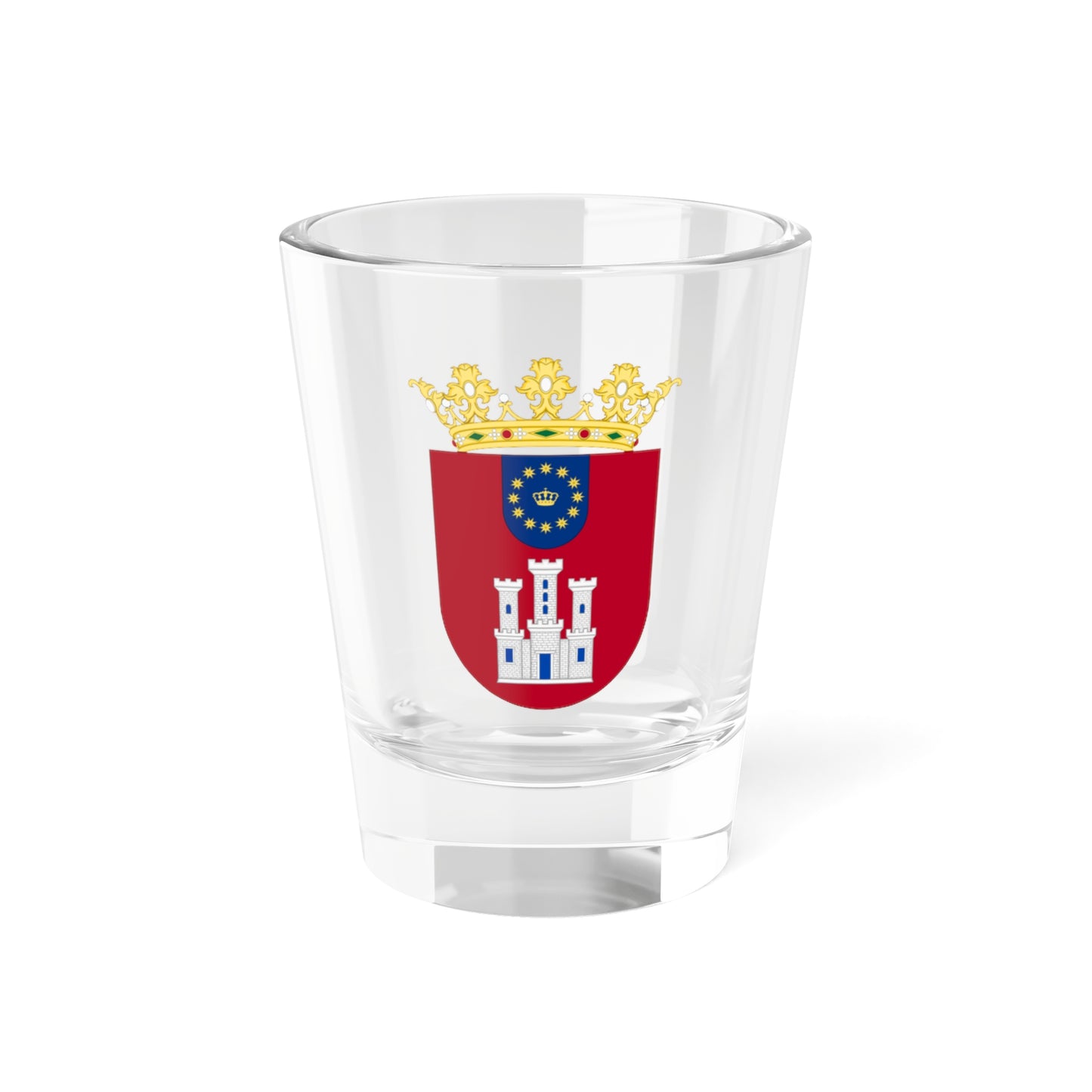 La Vega Old Shield (Costa Rica) (Coat of Arms) Shot Glass 1.5oz
