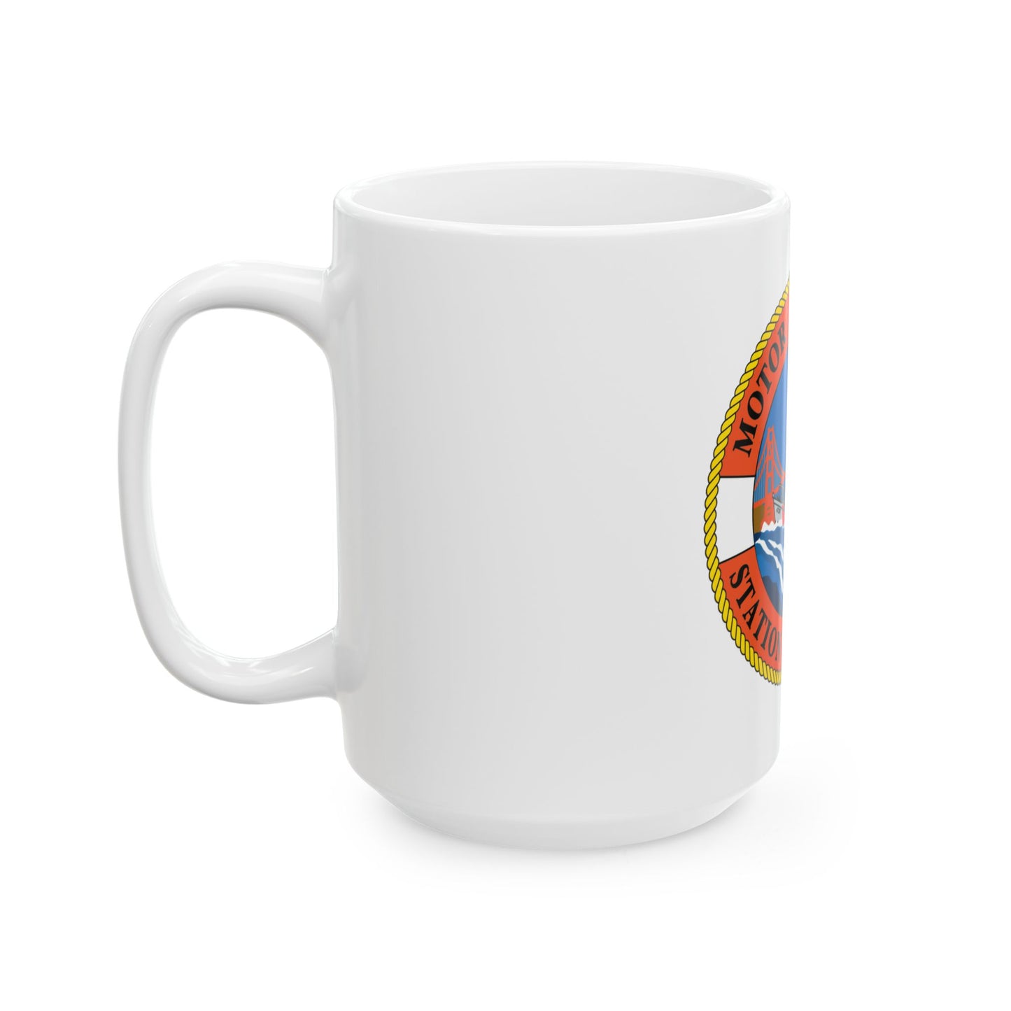 USCG Motor Lifeboat Station Golden Gate (U.S. Coast Guard) White Coffee Mug