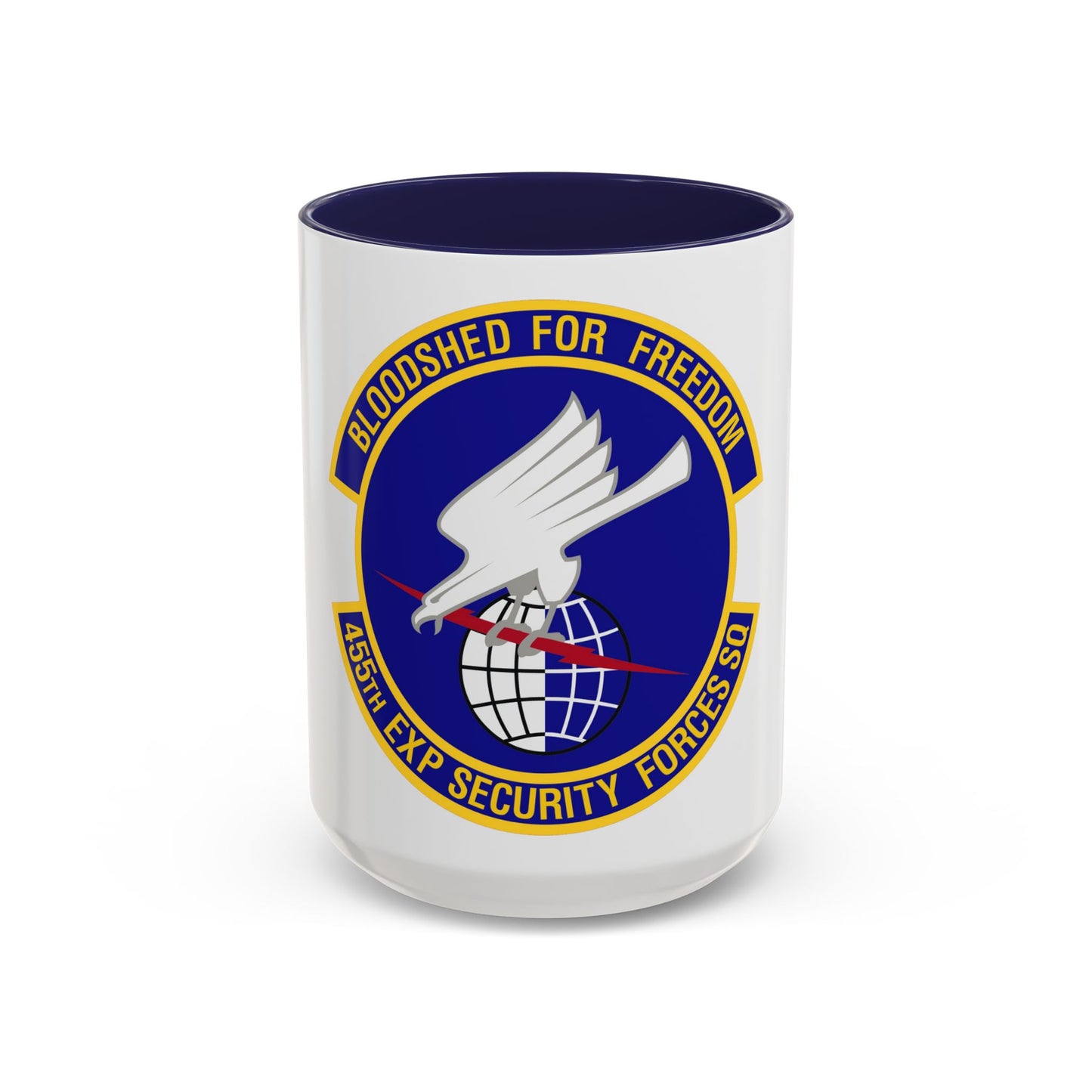 455th Expeditionary Security Forces Squadron (U.S. Air Force) Accent Coffee Mug