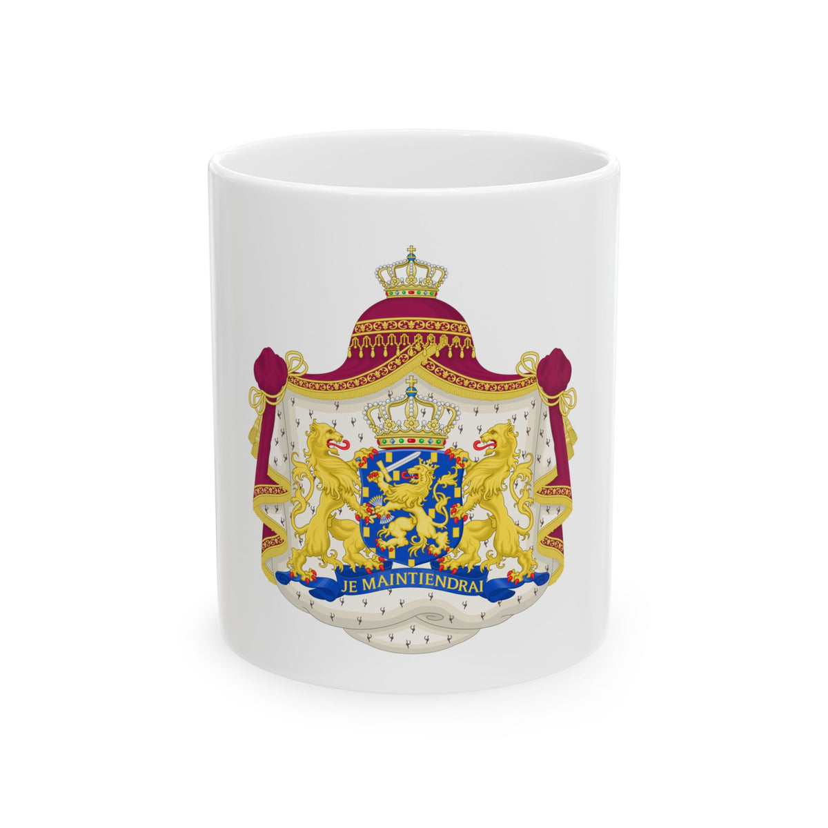 Royal coat of arms of the Netherlands - White Coffee Mug