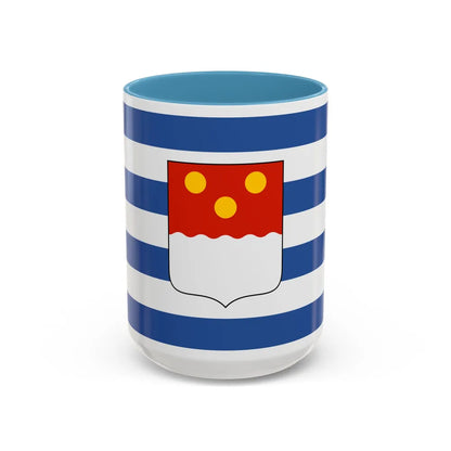 Flag of Batumi Georgia - Accent Coffee Mug-15oz-Light Blue-Go Mug Yourself