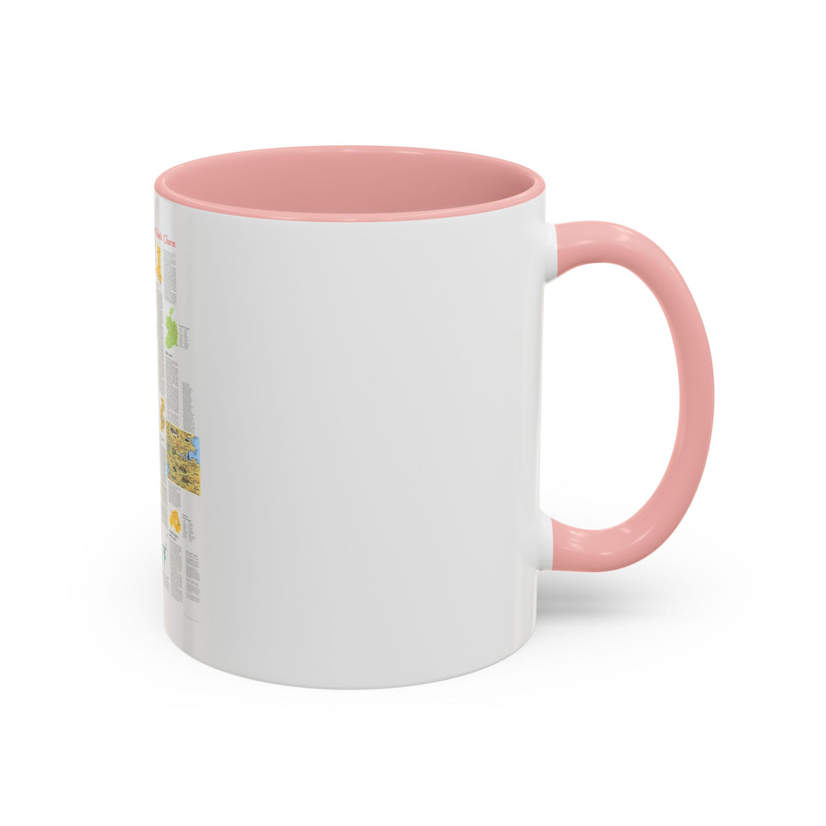British Isles - A Traveller's Map 2 (1974) (Map) Accent Coffee Mug