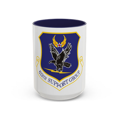613th Support Group (U.S. Air Force) Accent Coffee Mug