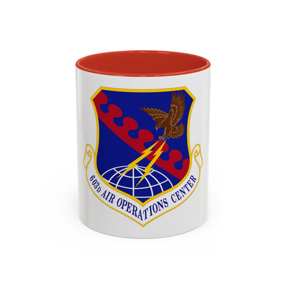 603 Air Operations Center USAFE (U.S. Air Force) Accent Coffee Mug