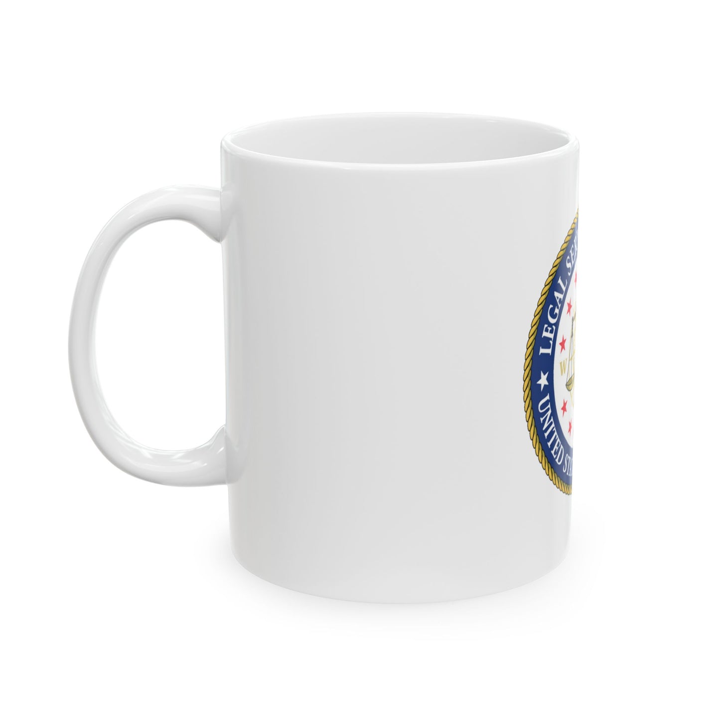 USCG Legal Service Command (U.S. Coast Guard) White Coffee Mug