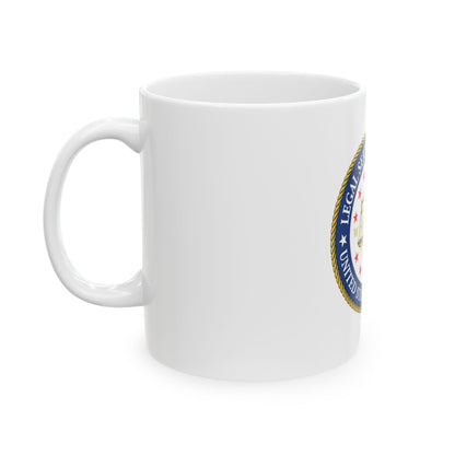 USCG Legal Service Command (U.S. Coast Guard) White Coffee Mug