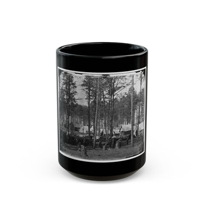 Brandy Station, Va. Camp At Army Of The Potomac Headquarters; Zouaves In Foreground (U.S. Civil War) Black Coffee Mug