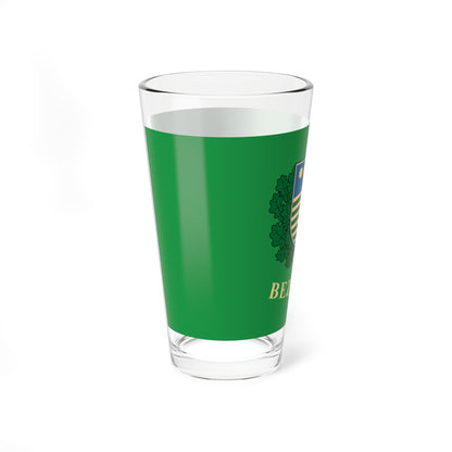 Flag of Bezedek (Hungary) Pint Glass 16oz
