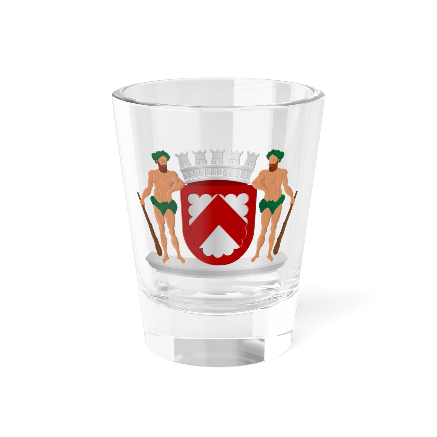 Kortrijk wapen (Belgium) (Coat of Arms) Shot Glass 1.5oz