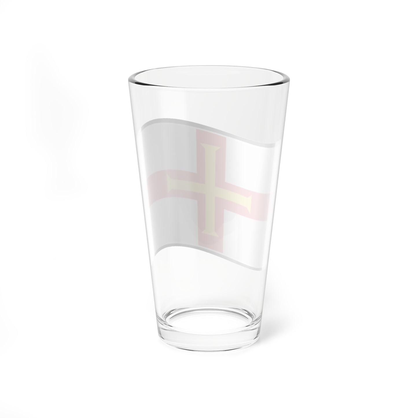 Nuvola Guernsey flag (United Kingdom) Pint Glass 16oz