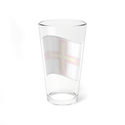 Nuvola Guernsey flag (United Kingdom) Pint Glass 16oz
