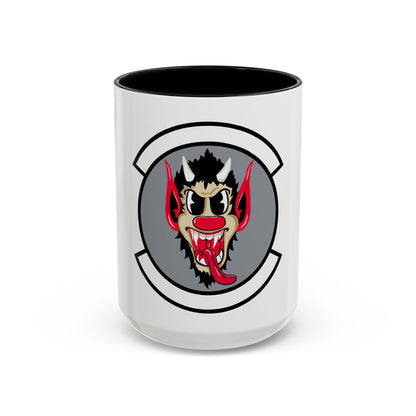 69 Fighter Squadron AFRC (U.S. Air Force) Accent Coffee Mug