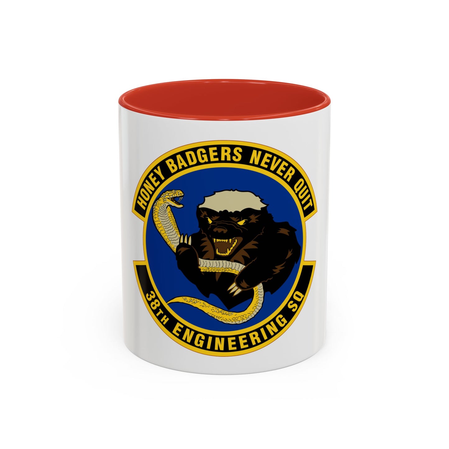 38 Engineering Squadron ACC (U.S. Air Force) Accent Coffee Mug