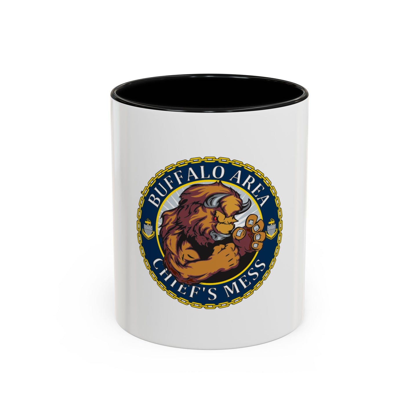 USCG Buffalo Area Cheifs Mess (U.S. Coast Guard) Accent Coffee Mug