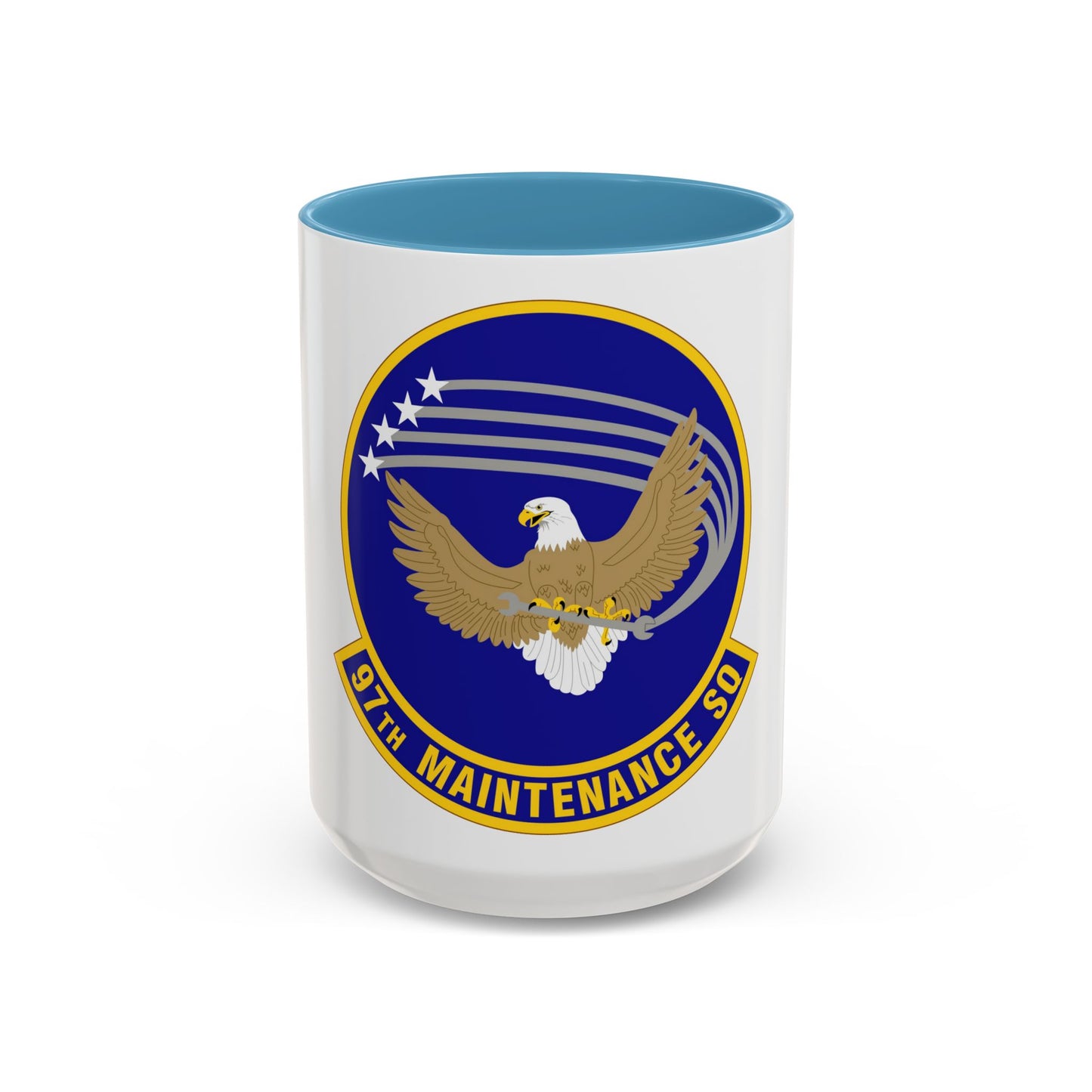 97 Maintenance Squadron AETC (U.S. Air Force) Accent Coffee Mug