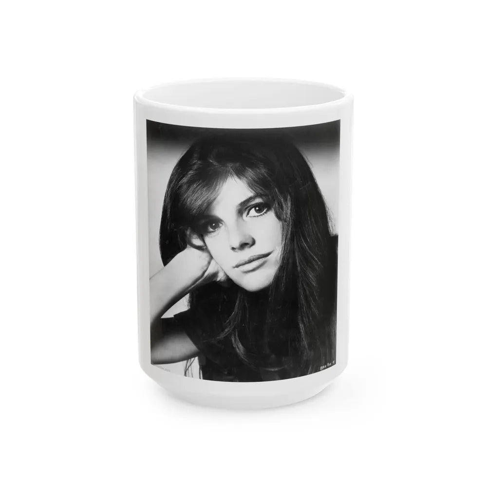 Katharine Ross #01 (Vintage Female Icon) White Coffee Mug-15oz-Go Mug Yourself