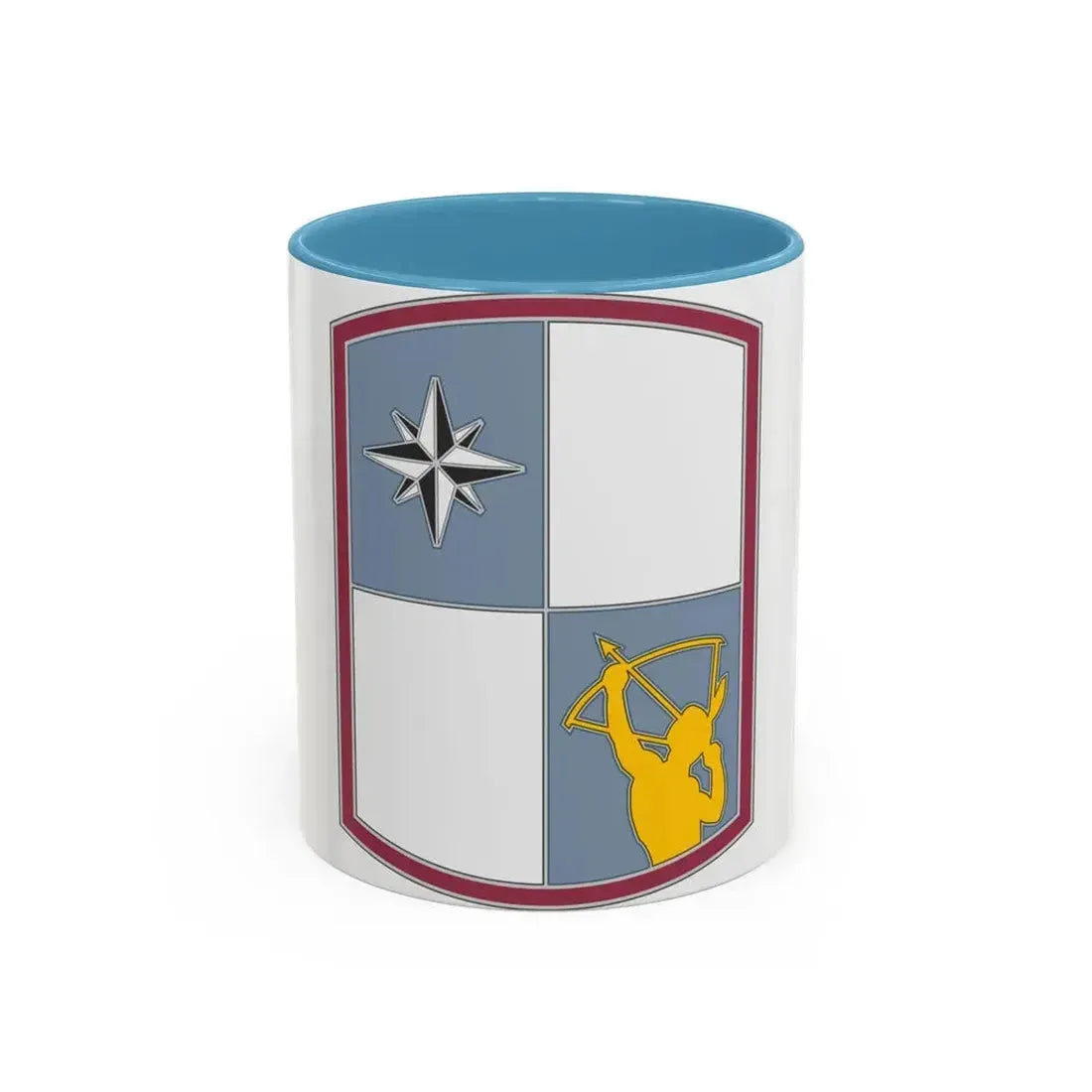 287 Sustainment Brigade (U.S. Army) Accent Coffee Mug 11oz Light Blue - Go Mug Yourself