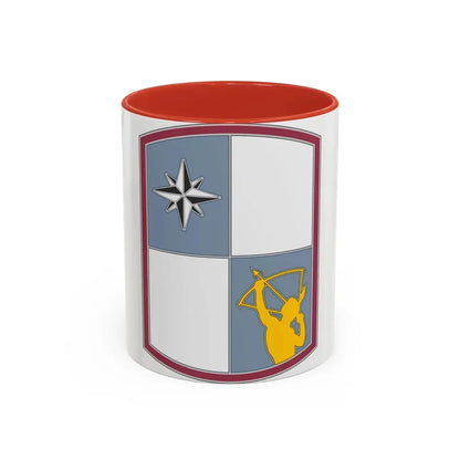 287 Sustainment Brigade (U.S. Army) Accent Coffee Mug 11oz Red - Go Mug Yourself